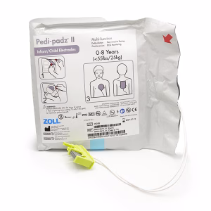 ZOLL Pedi-Padz II – Électrodes Pédiatriques Pour Détecteurs AED Plus et AED Pro