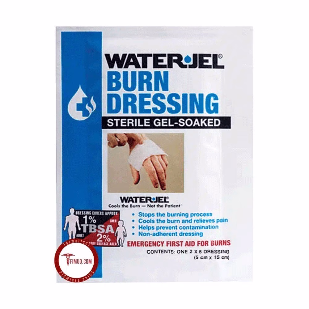 Pansement Water Gel 2X6 – Refroidissement Immédiat Des Brûlures Et Soulagement D’urgence