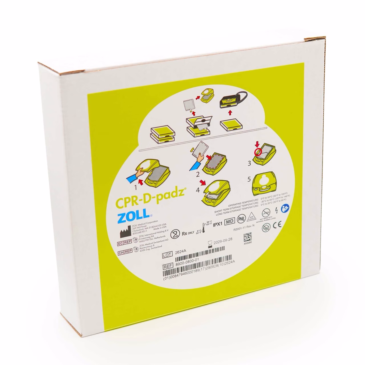 électrodes cpr-d padz zoll aed plus, FIMUQ